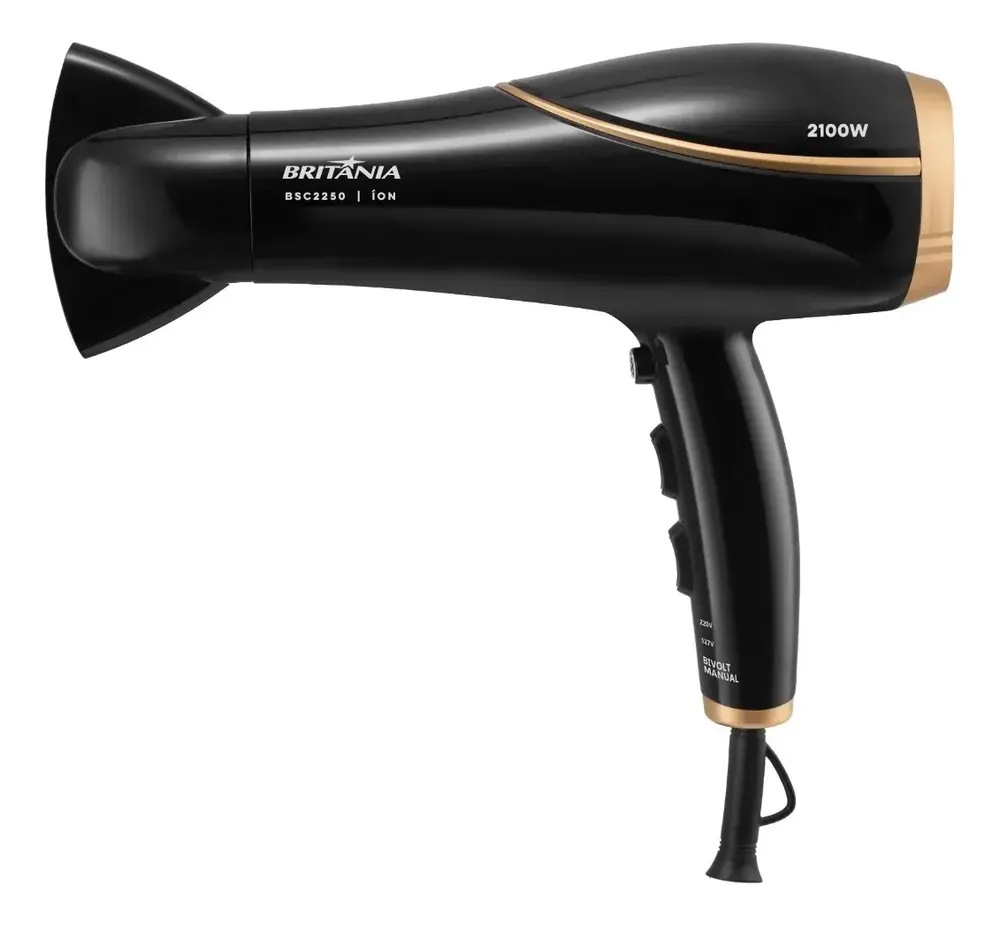 Secador de cabelo Britânia BSC2250 preto