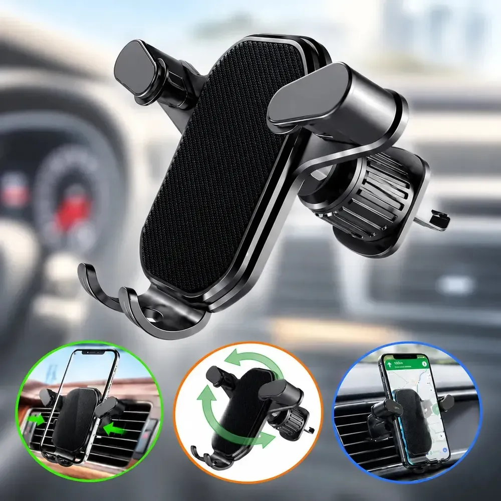 Suporte de celular veicular universal para saída de ar